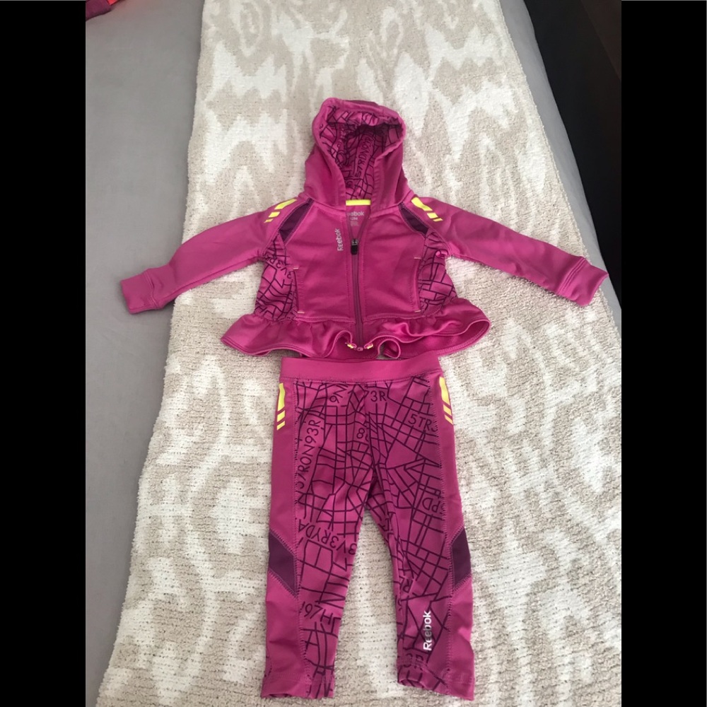Reebok toddler girls track suit